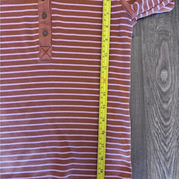 We The Free Lake Henley Striped Top - Picture 6 of 7